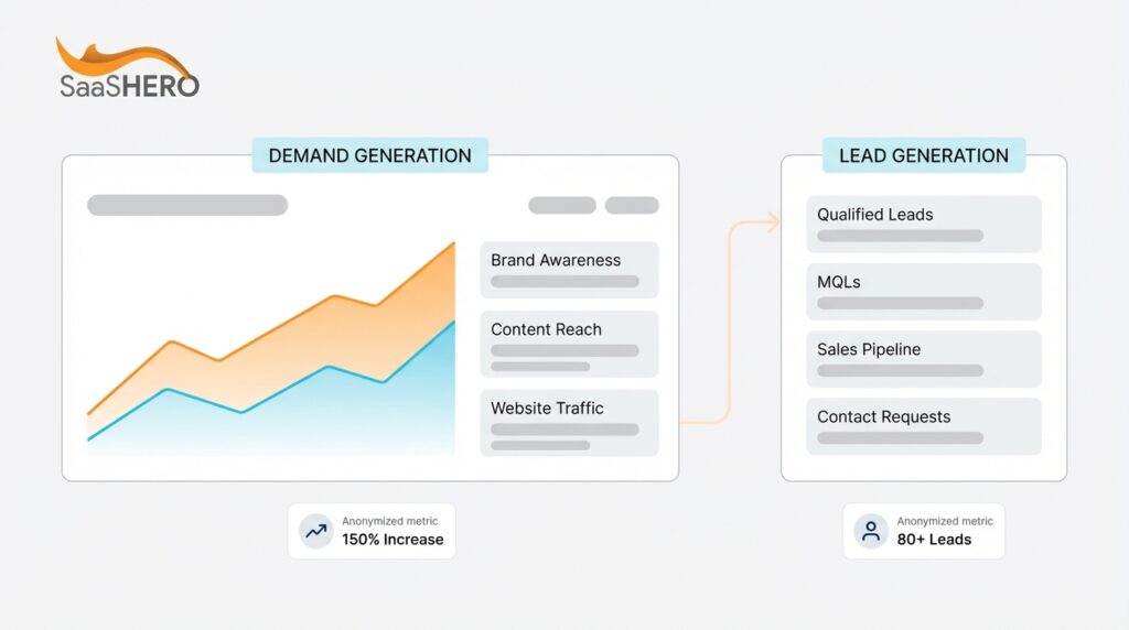 Demand Generation vs Lead Generation for B2B SaaS