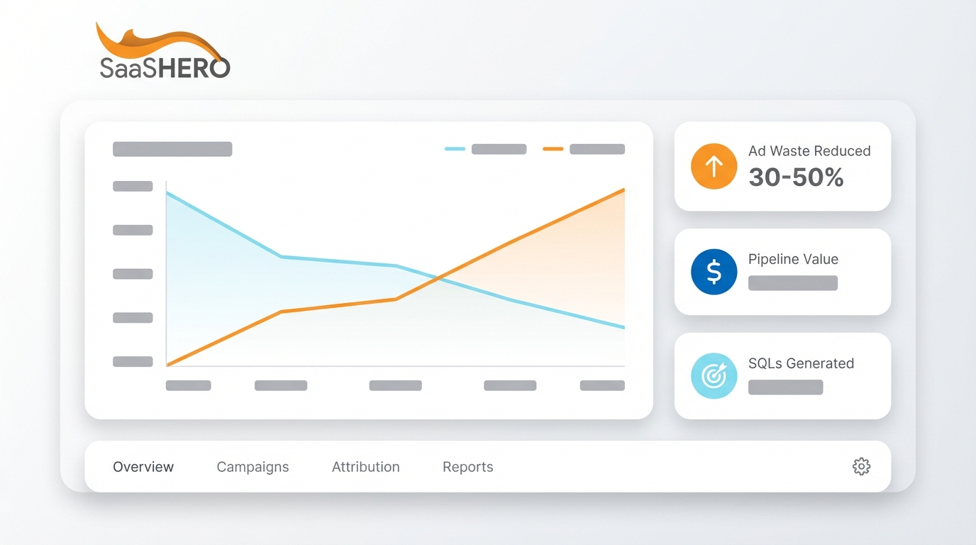 How Fractional CMOs Reduce B2B SaaS Ad Waste by 30-50%