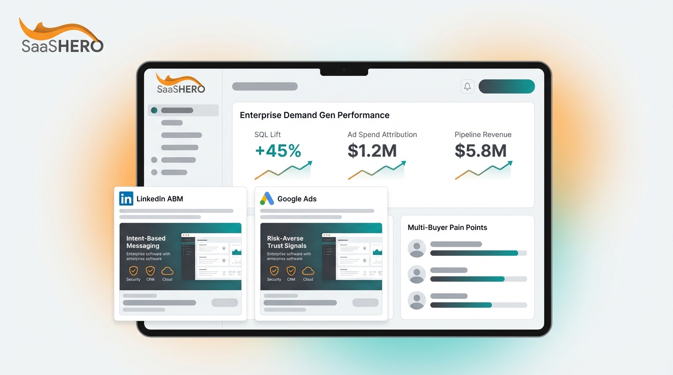 Enterprise B2B SaaS Ad Design: Proven Demand Gen Principles