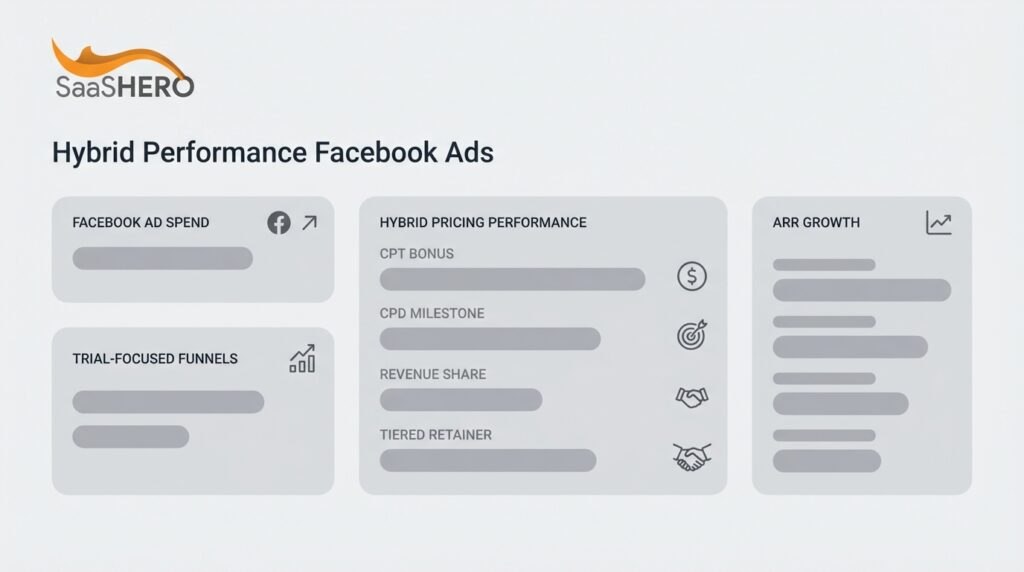 Hybrid Performance Facebook Ads Pricing Models for SaaS