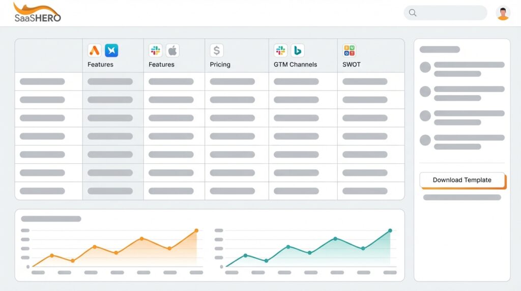 Free SaaS Competitor Analysis Template - Download Now