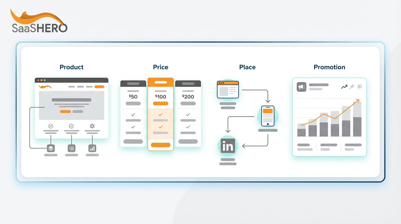 4 Ps of Product Marketing: Complete SaaS Growth Guide