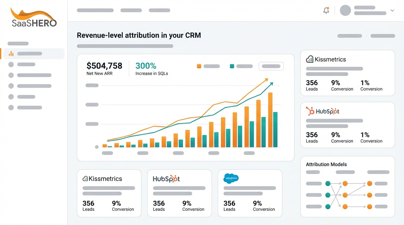 How to Use Kissmetrics for B2B SaaS Revenue Attribution