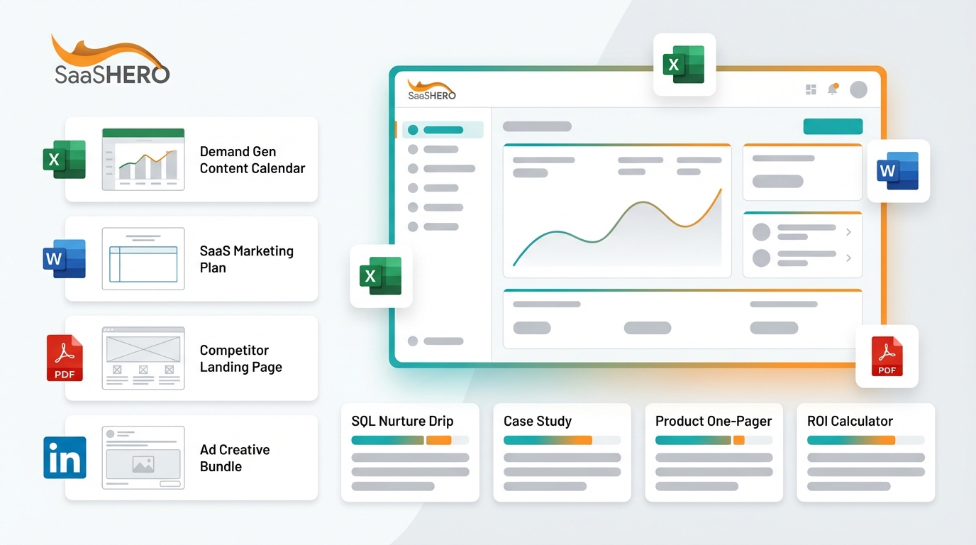 Free B2B SaaS Marketing Templates for Demand Generation