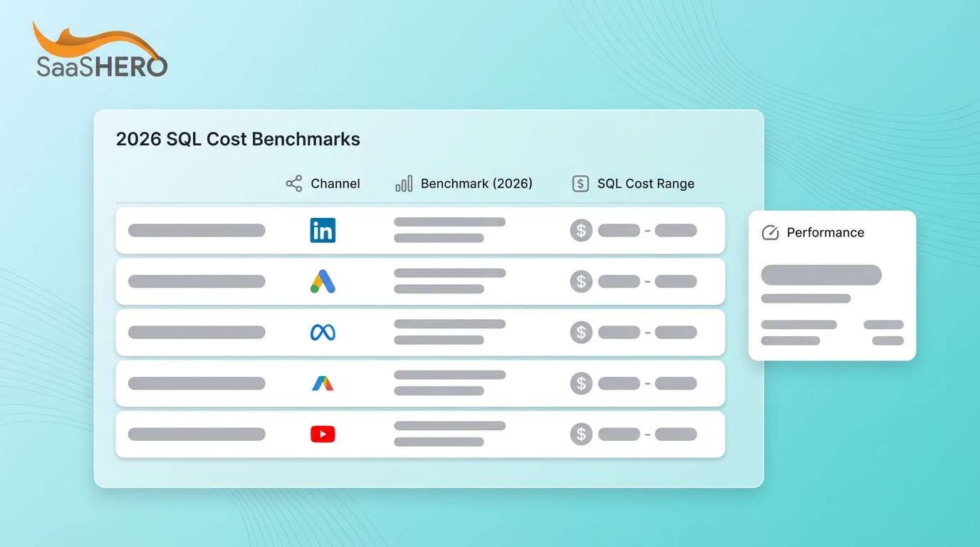 B2B Lead Generation Cost: 2026 Benchmarks & SQL Pricing