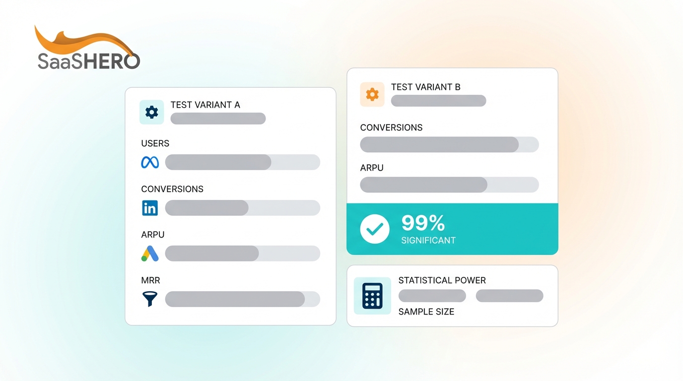 Calculate Statistical Significance in B2B SaaS A/B Tests