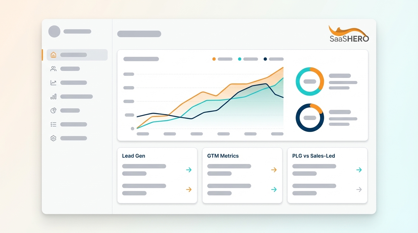 Best SaaS Lead Generation and GTM Metrics for 2026 Growth