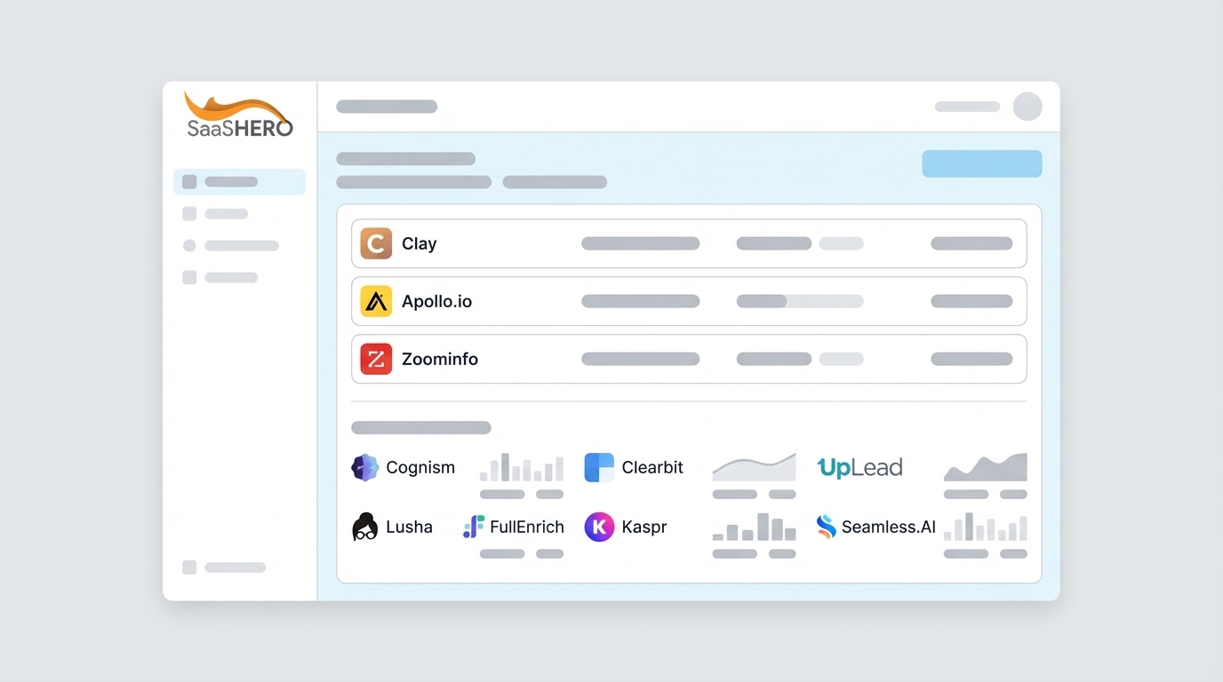 Best Data Enrichment Tools for B2B SaaS Prospecting 2026