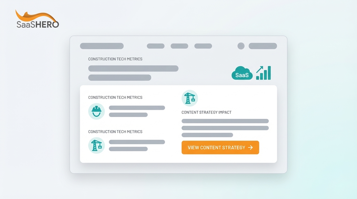 10 Construction Tech Content Marketing Strategies for SaaS