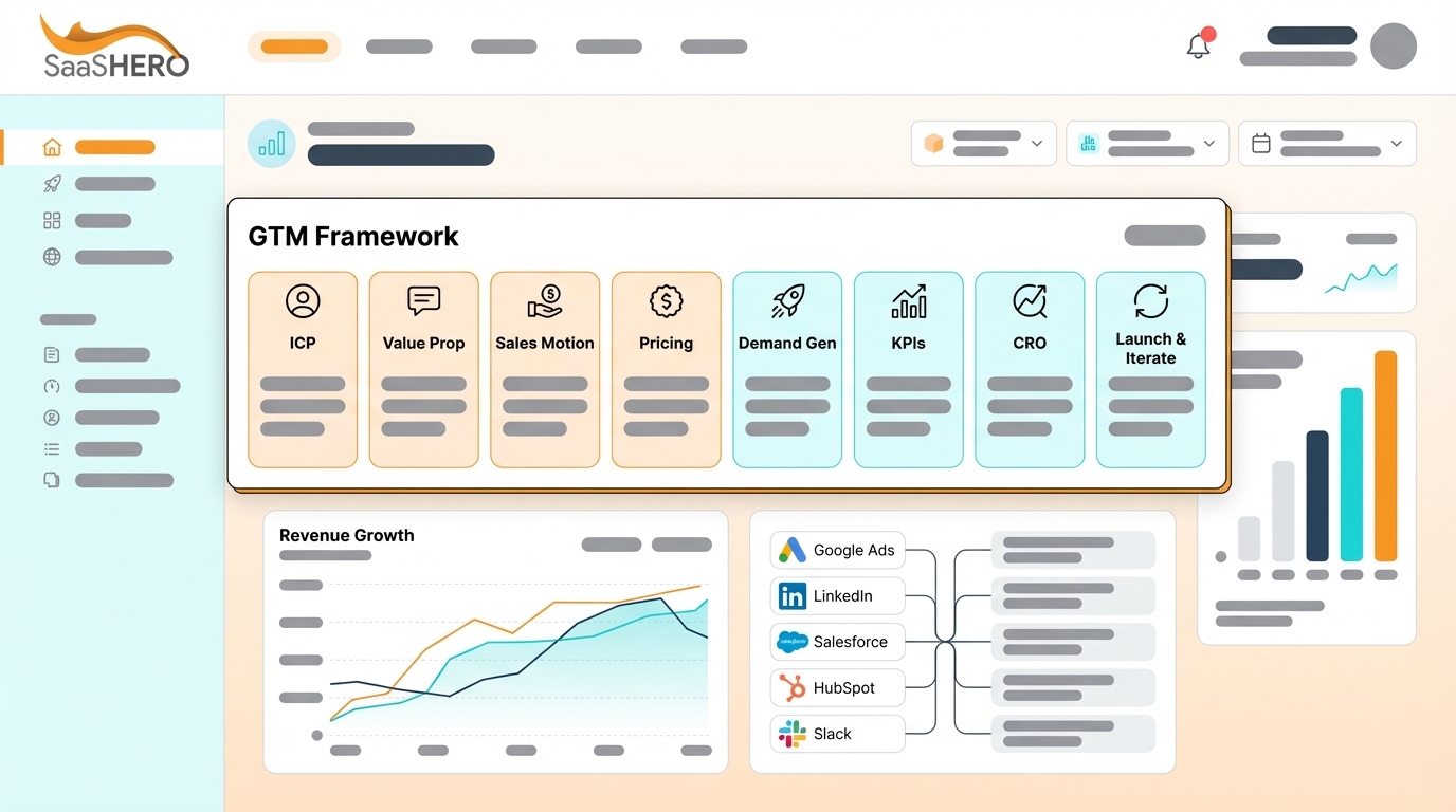 B2B SaaS Go-To-Market Plan: 8-Step Framework for 2026