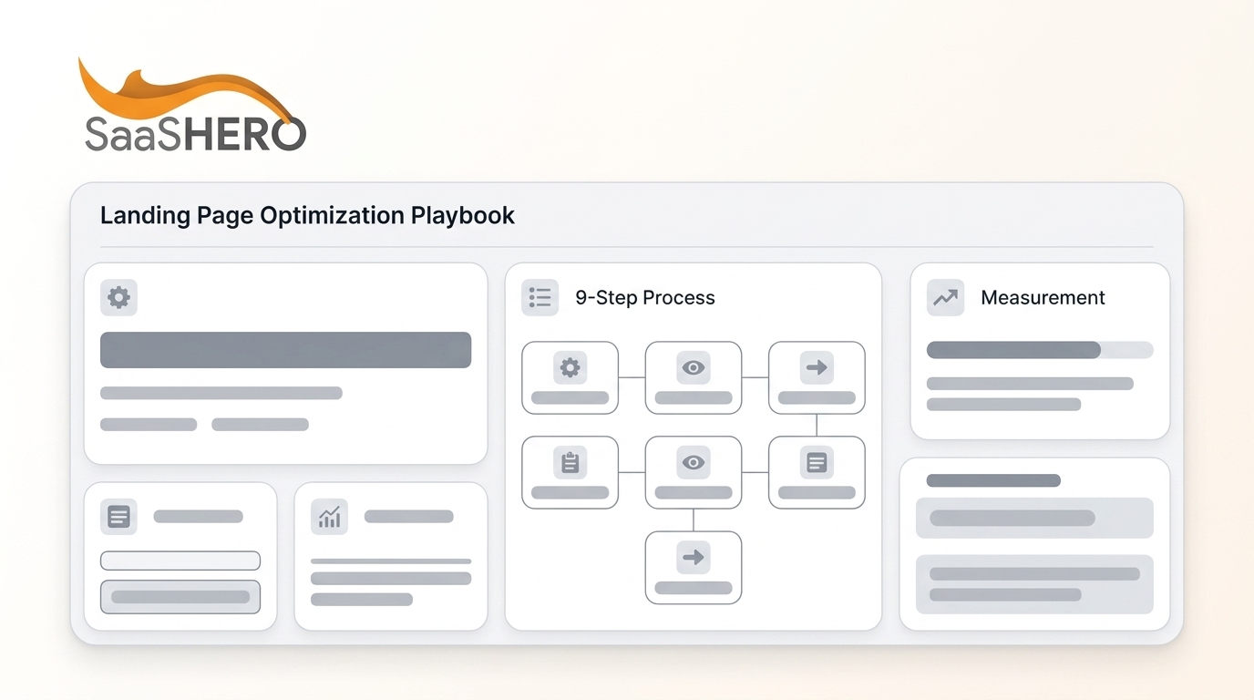 Landing Page Optimization for Startups: 9-Step Playbook