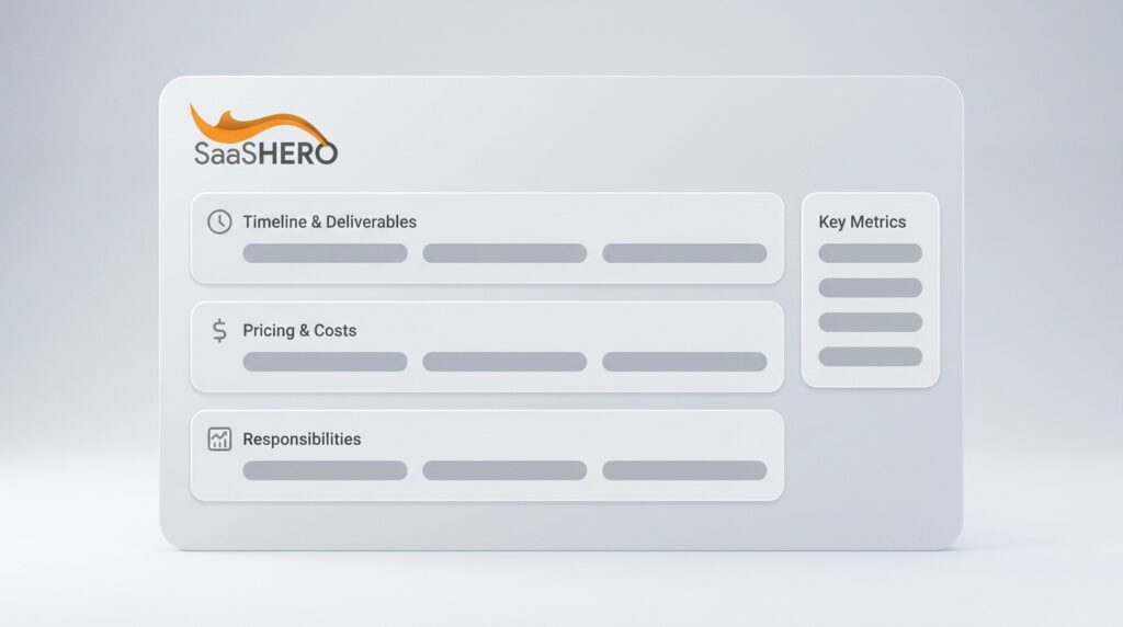 Fractional CMO Scope of Work: B2B SaaS Template Guide