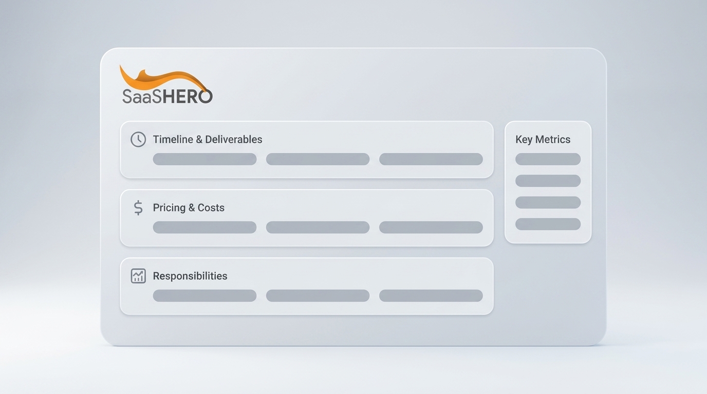 Fractional CMO Scope of Work: B2B SaaS Template Guide