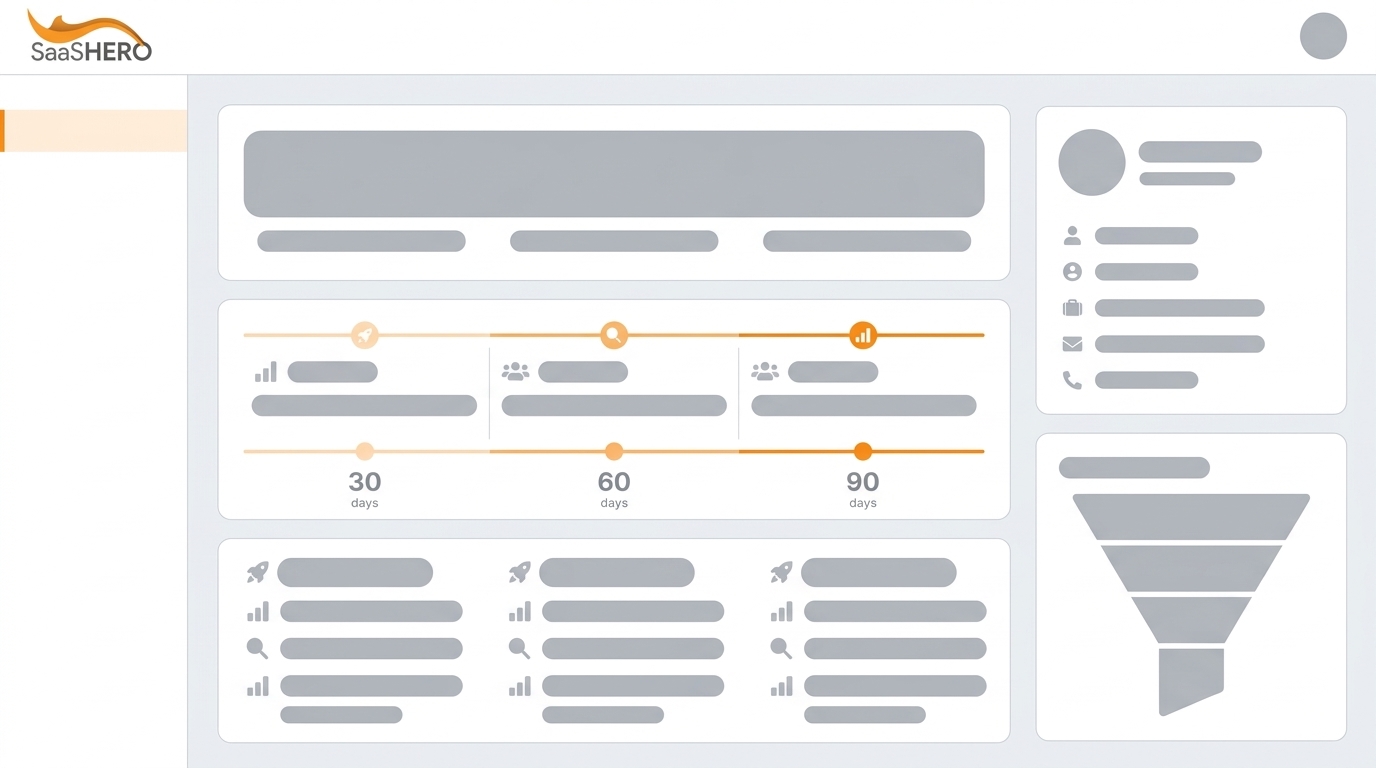 Fractional CMO Onboarding: 30-60-90 Day SaaS Timeline