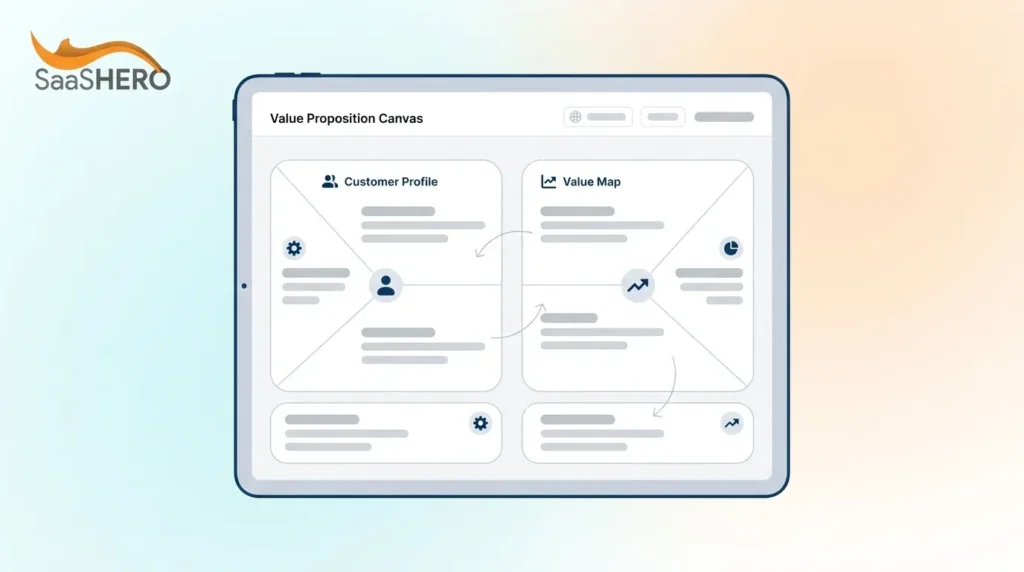 Best Value Proposition Canvas Template for B2B SaaS
