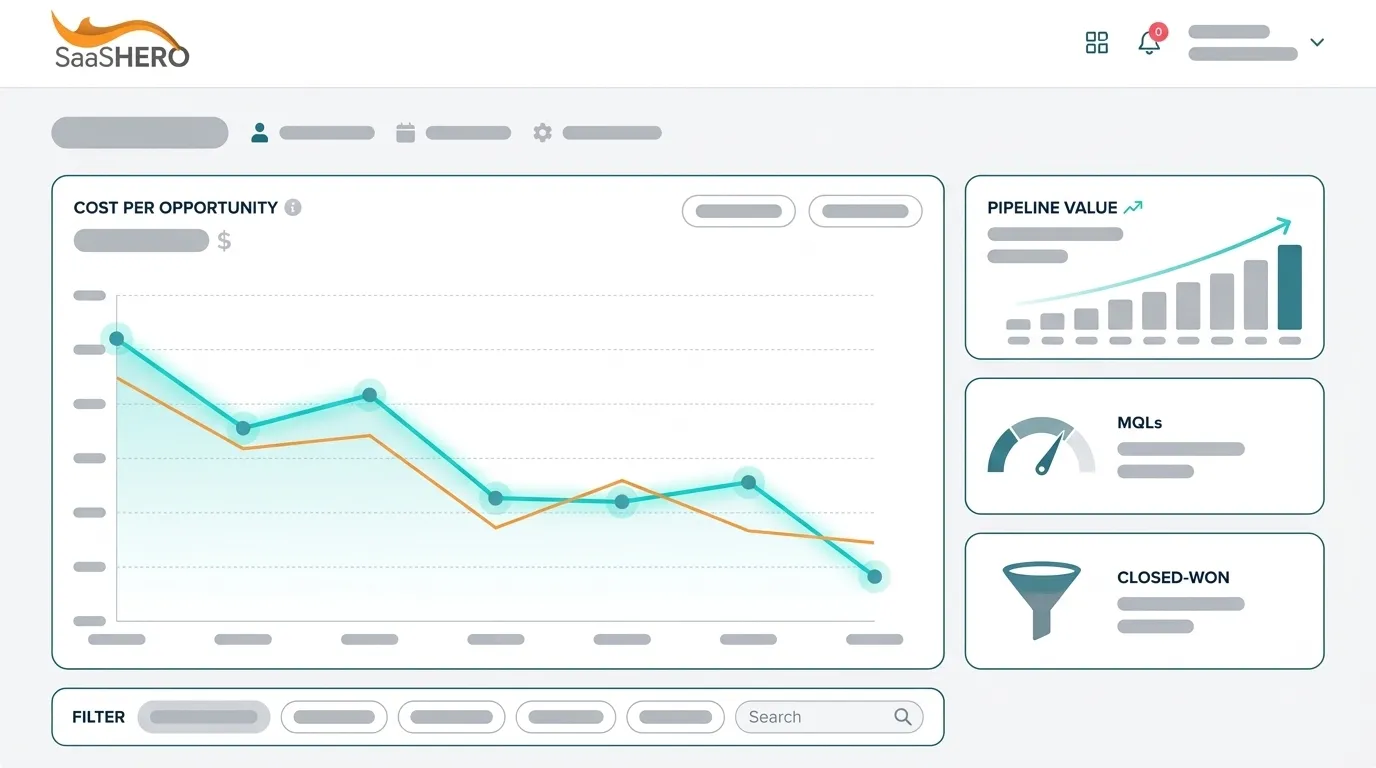 CRM-Connected Ad Reporting: Cost Per Opportunity