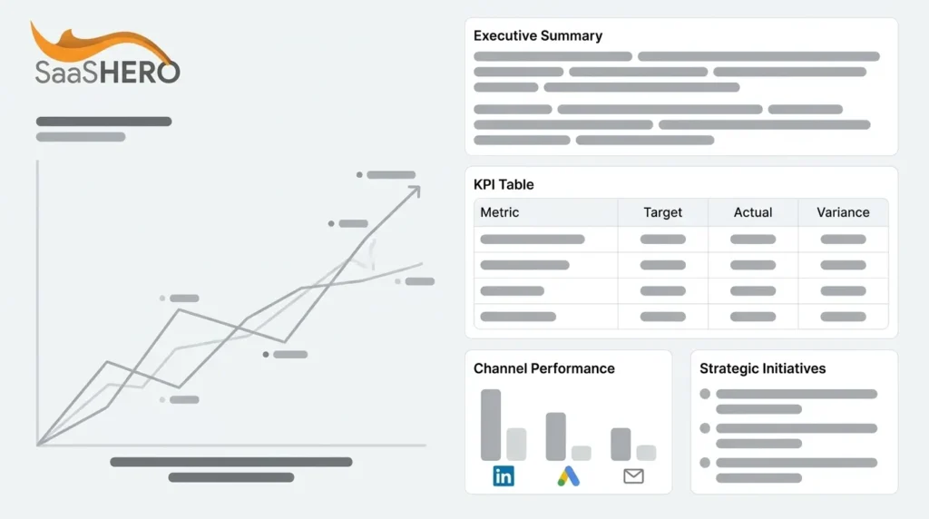 Board-Ready Marketing Report: Example & KPIs