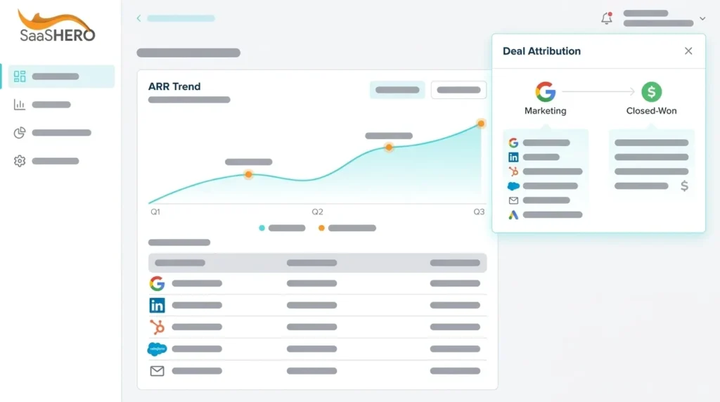 Connect Series B SaaS Marketing Attribution to Revenue