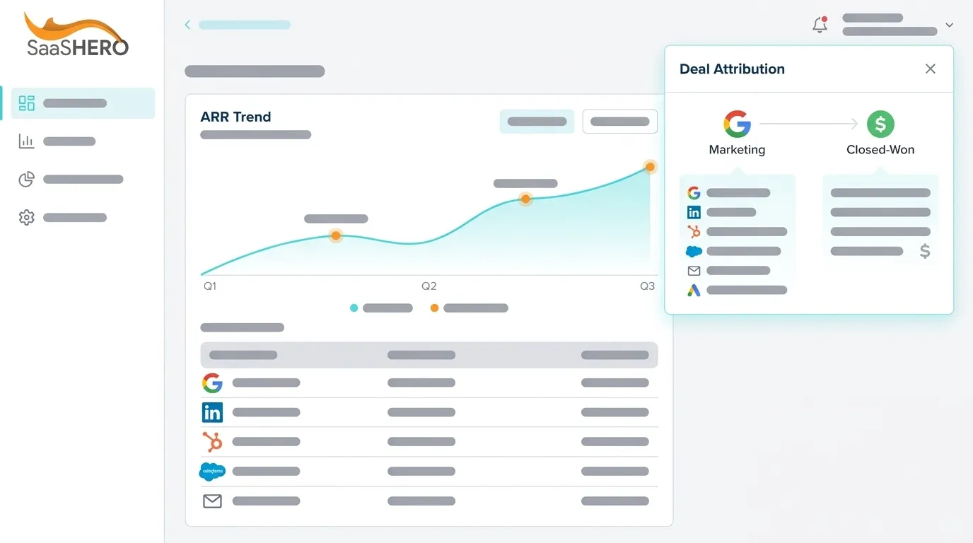 Connect Series B SaaS Marketing Attribution to Revenue