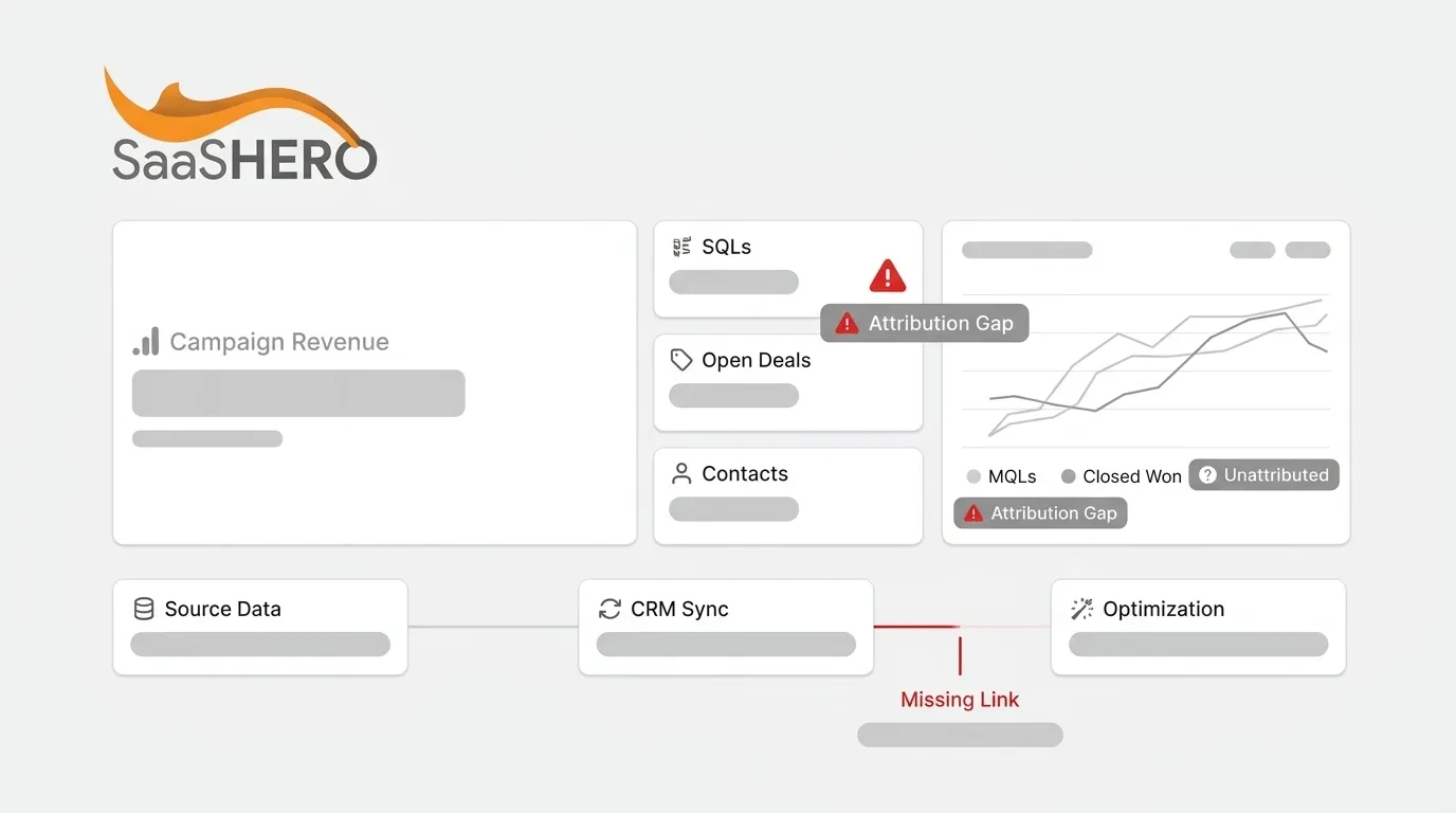 When Agency Reporting Lacks CRM Attribution: A B2B Playbook