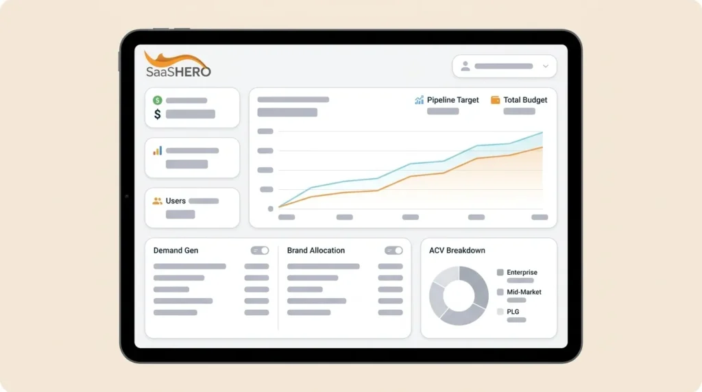 How To Allocate A $1M+ B2B SaaS Marketing Budget