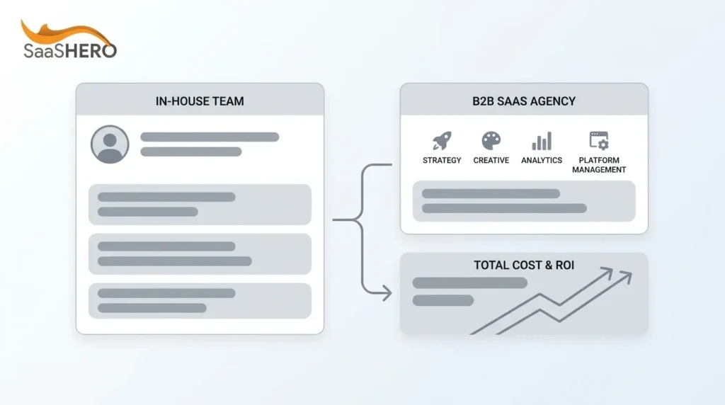 Cost of In-House Paid Media vs a B2B SaaS Agency